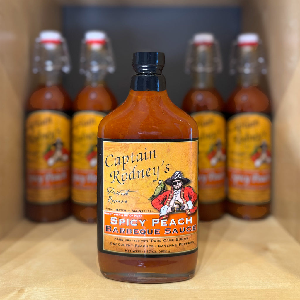Captain Rodney's Private Reserve - Spicy Peach Barbeque Boucan Sauce