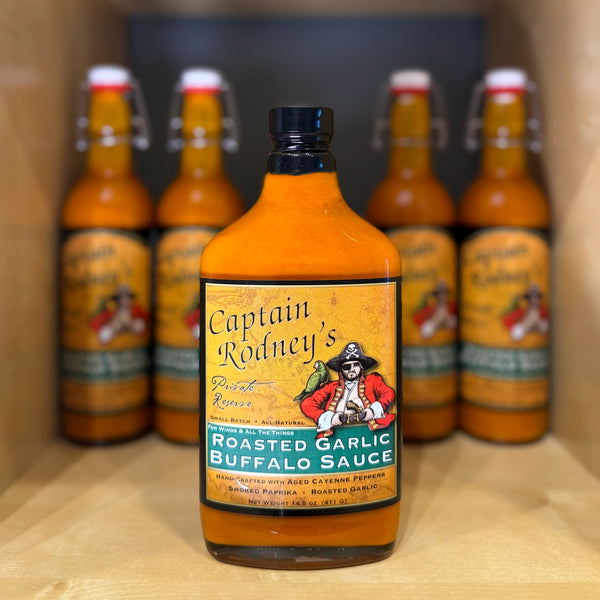 Captain Rodney's Private Reserve - Roasted Garlic Buffalo Sauce
