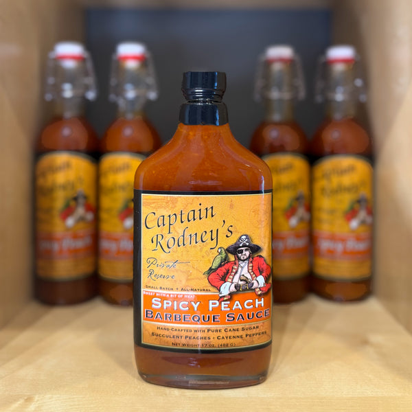 Captain Rodney's Private Reserve - Spicy Peach Barbeque Boucan Sauce